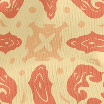 Three Color Graffiti Pattern Stretch Jersey