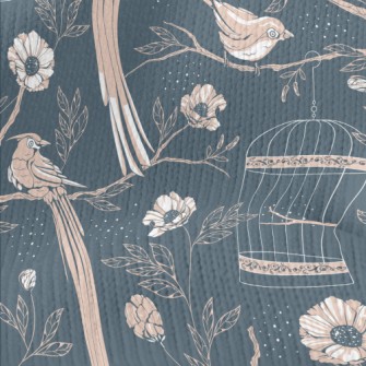 Retro Fantasy Garden Stretch Jersey