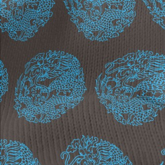 Blue Line Chinese Dragon Stretch Jersey