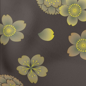 Beautiful Cherry Blossom Patte Lightweight Cotton Poplin