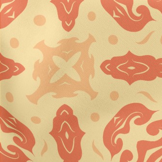 Three Color Graffiti Pattern Lightweight Cotton Poplin