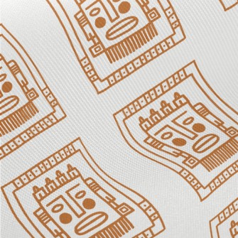 Aztec Graffiti Midweight Cotton Poplin