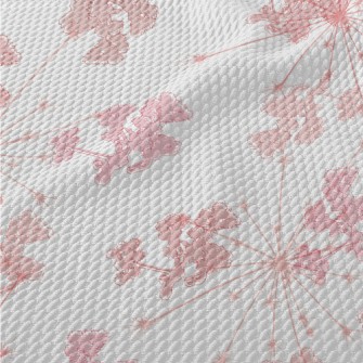 Flying Dandelion Seeds Birdseye Piqué