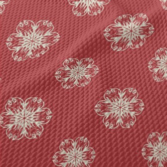 Gorgeous Flower Pattern Birdseye Piqué