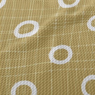 Simple Circle Pattern Birdseye Piqué
