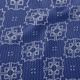 Geometric Mosaic Birdseye Piqué