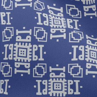 Geometric Mosaic Pattern Chiffon