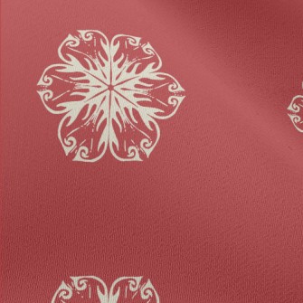 Creative Retro Snowflakes Chiffon