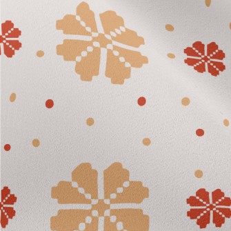 Hand Painted Flowers Chiffon