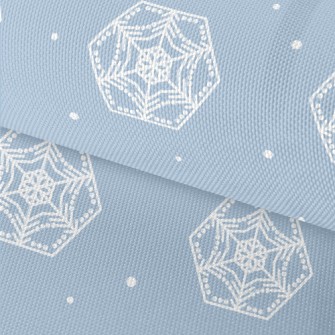 Octagonal Snowflake Pattern Waterproof Oxford