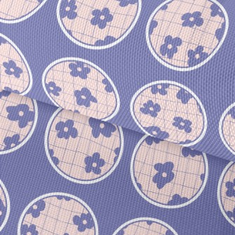 Doodle Flower Circle Waterproof Oxford