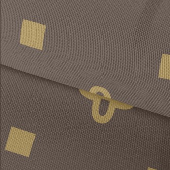 Simple Geometric Flowers Waterproof Oxford