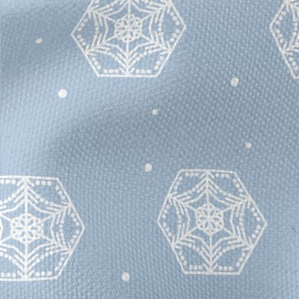 Octagonal Snowflake Pattern Waterproof Canvas