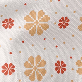 Hand Painted Flowers Waterproof Canvas