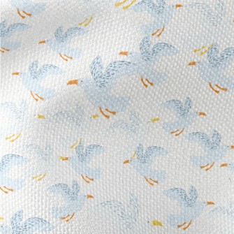 Hand Drawn Cute Seagull Waterproof Canvas