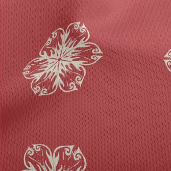 Creative Retro Snowflakes Athletic Mesh Flat Back