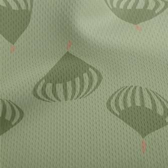 Exotic Shape Light Athletic Mesh Flat Back