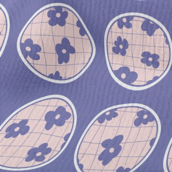 Doodle Flower Circle Terry