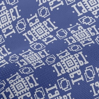 Geometric Mosaic Pattern Performance Linen