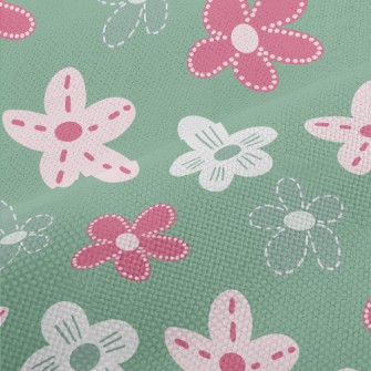 Graffiti Cute Flowers Performance Linen