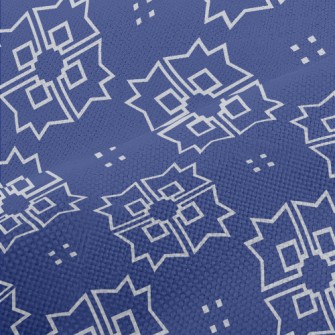 Geometric Mosaic Performance Linen