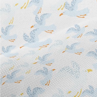 Hand Drawn Cute Seagull Performance Linen