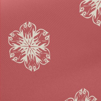 Creative Retro Snowflakes Twill