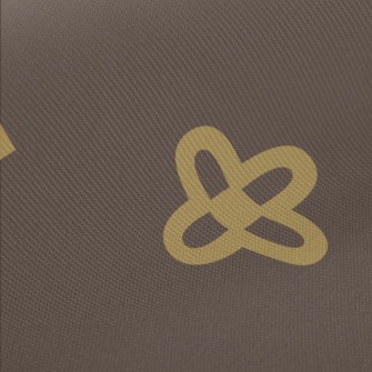Simple Geometric Flowers Twill