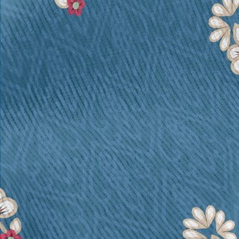Flower Decorative Pattern Standard Corduroy