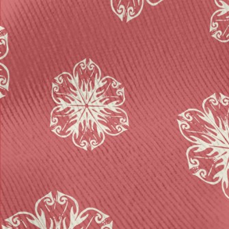 Gorgeous Flower Pattern Standard Corduroy