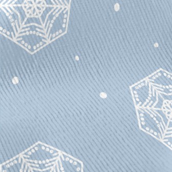 Octagonal Snowflake Pattern Standard Corduroy