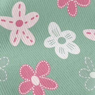 Graffiti Cute Flowers Standard Corduroy