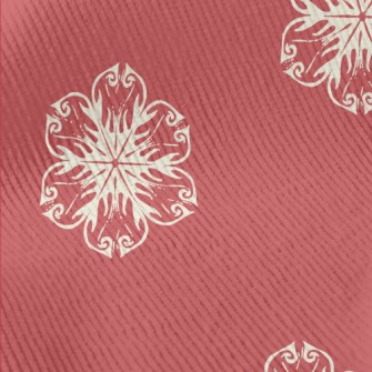 Creative Retro Snowflakes Standard Corduroy