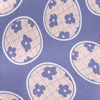 Doodle Flower Circle Standard Corduroy