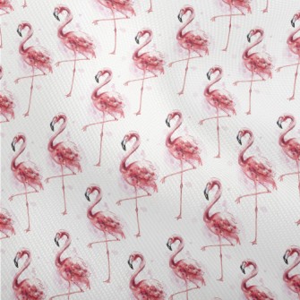 Watercolor Flamingo Dobby