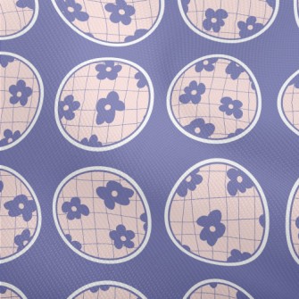 Doodle Flower Circle Dobby