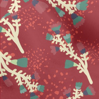 Children's Hand-painted Fl Micro Fleece