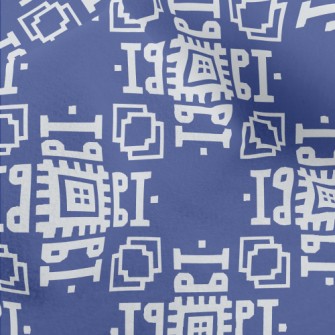 Geometric Mosaic Pattern Micro Fleece