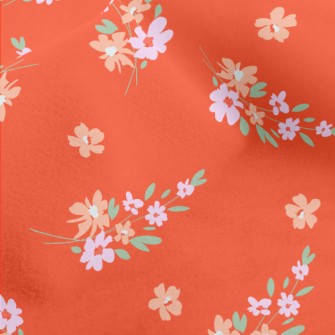Cute Colorful Flowers Micro Fleece