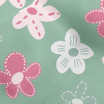 Graffiti Cute Flowers Micro Fleece