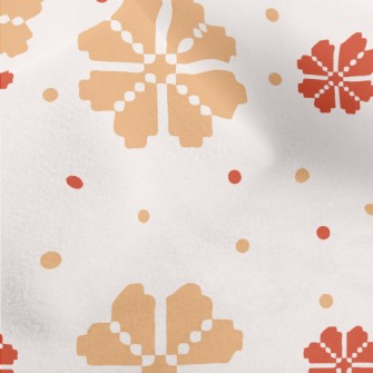 Hand Painted Flowers Micro Fleece