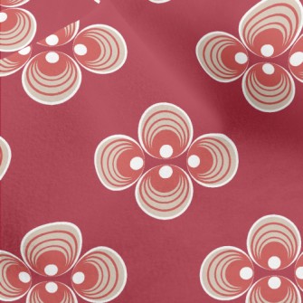 Modern Circle Decoration Micro Fleece