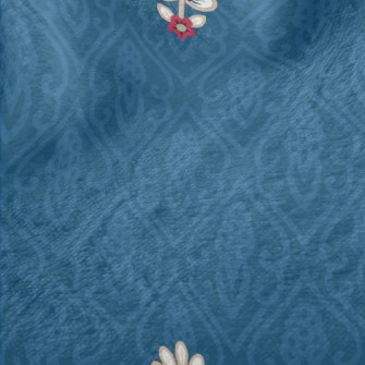 Flower Decorative Pattern Minky