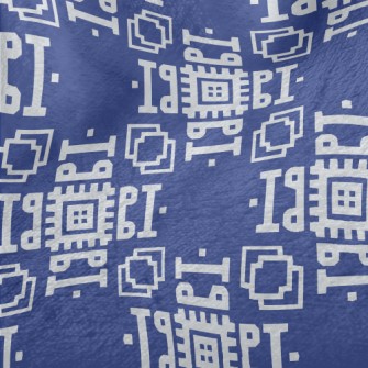 Geometric Mosaic Pattern Minky