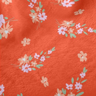 Cute Colorful Flowers Minky