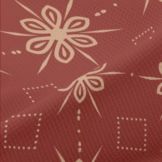 Chinese Abstract Pattern Piqué
