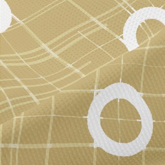 Simple Circle Pattern Piqué