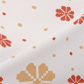 Hand Painted Flowers Piqué