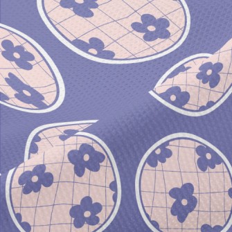 Doodle Flower Circle Piqué