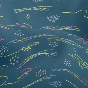 Color Line Graffiti Lightweight Performance Linen